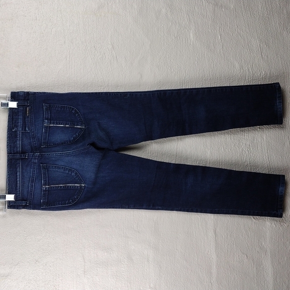 DIESEL ZIVY Blue Dark Wash Five Pocket Mid Rise Straight Leg Denim Jeans - Picture 9 of 15
